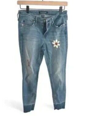 Super Skinny Mid Rise Jeans